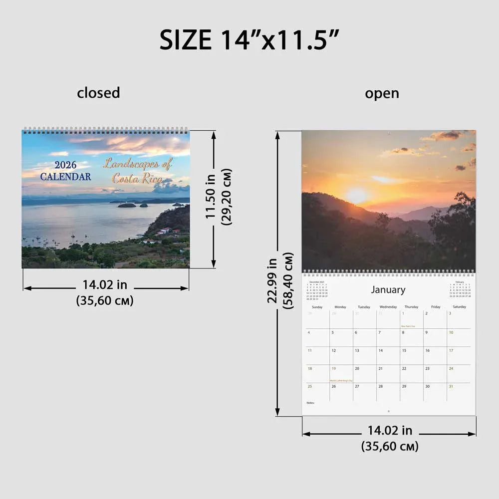 unique mother day gift, giant calendar, monthly wall calendar