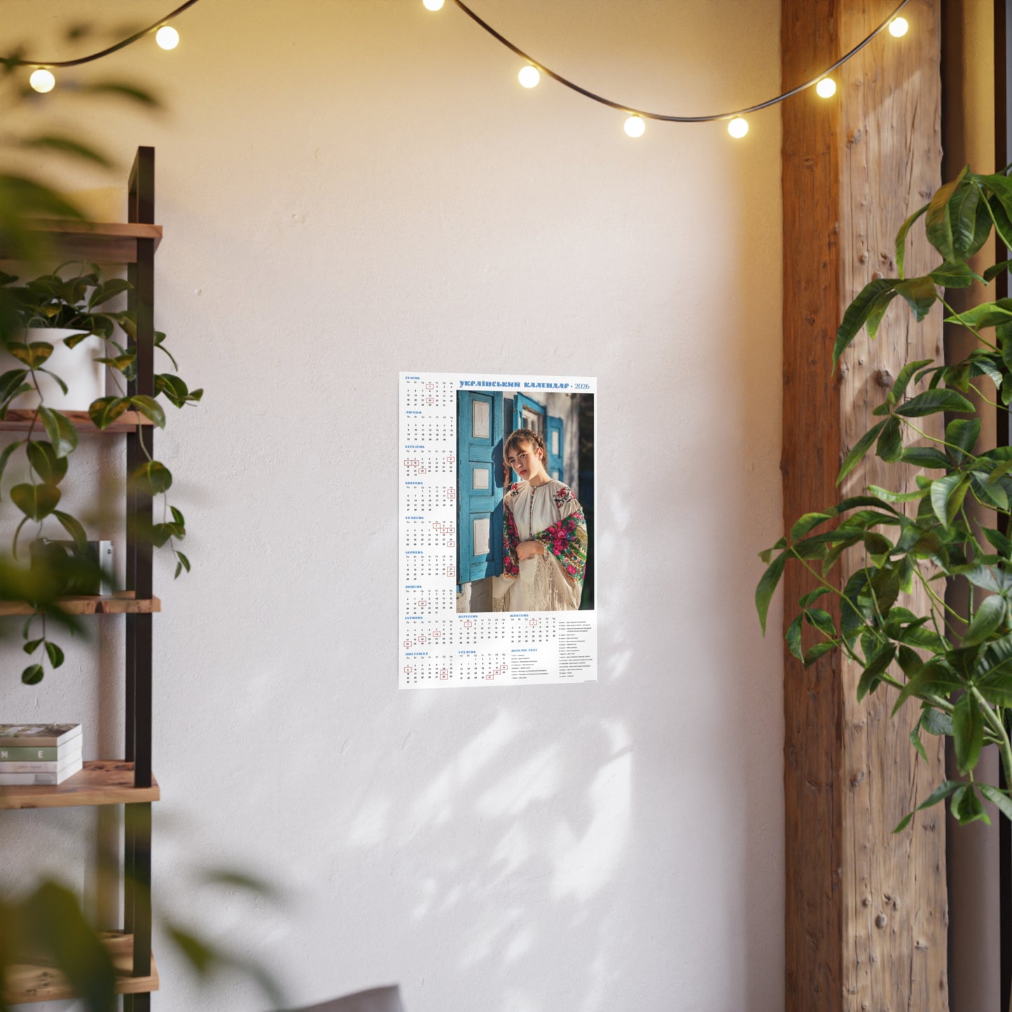 By the window | 2026 Ukrainian Calendar CANADA