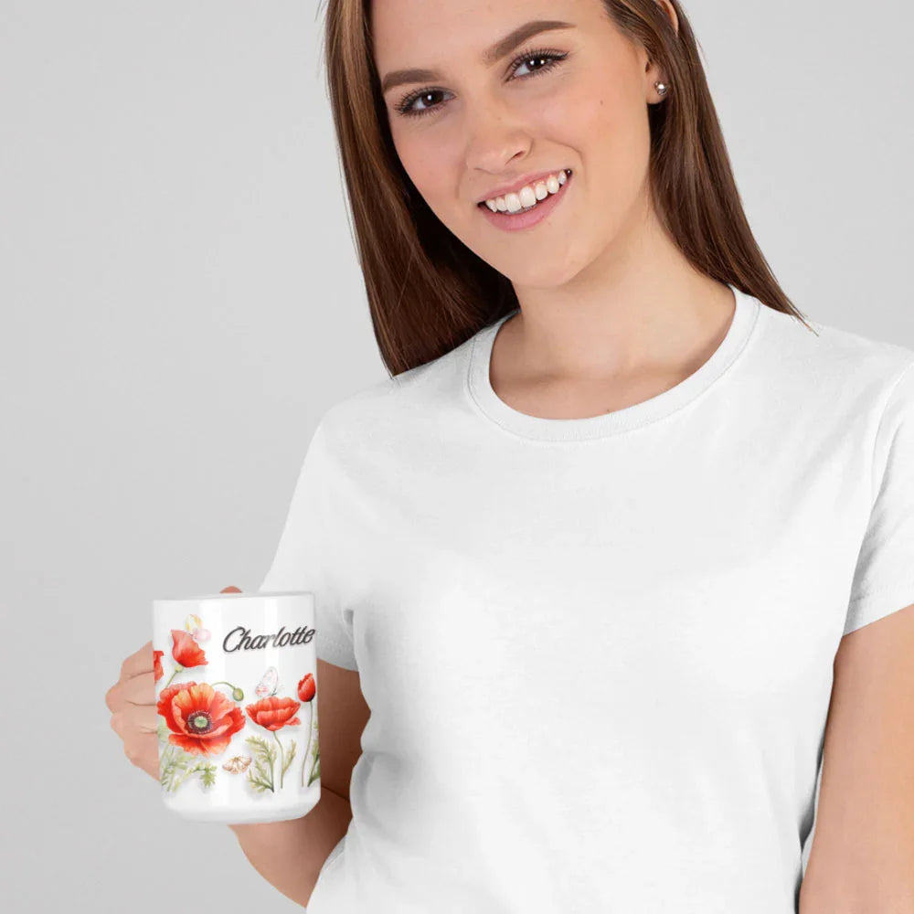 name mugs, Charlotte, cozy cup for Charlotte