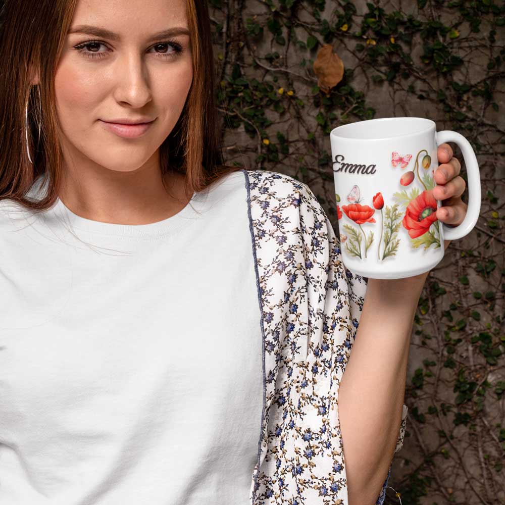 Emma, gift mug, names in a cup