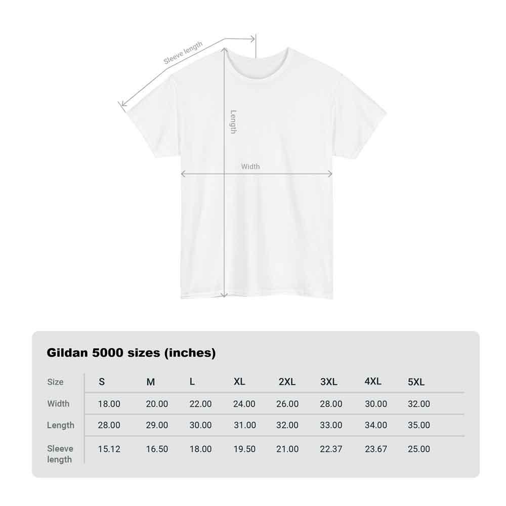 Size Chart for shirt for mom