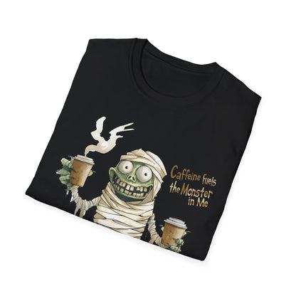 Caffeine Fuels the Monster in Me Unisex Softstyle T-Shirt