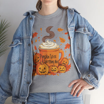 Pumpkin Spice Is Everything Tee — Autumn Coffee Halloween T-Shirt | Express Delivery available