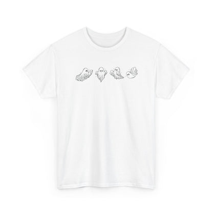 Ghost Sketch Tee — Minimal Cute Ghosts Shirt