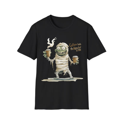 Caffeine Fuels the Monster in Me Unisex Softstyle T-Shirt