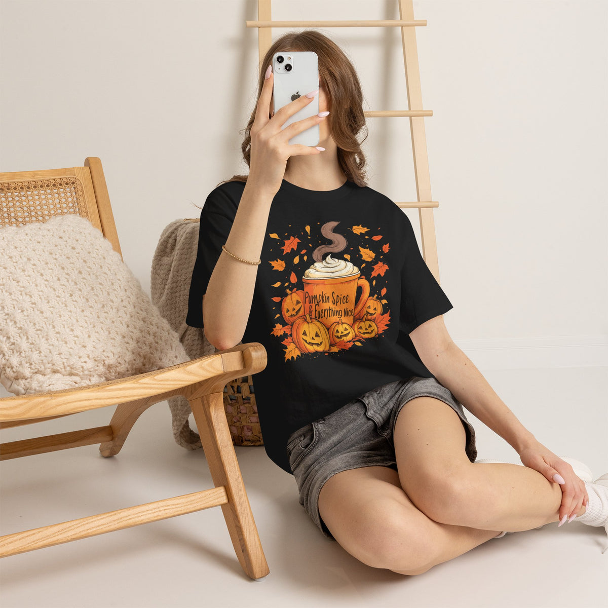 Pumpkin Spice Is Everything Tee — Autumn Coffee Halloween T-Shirt | Express Delivery available