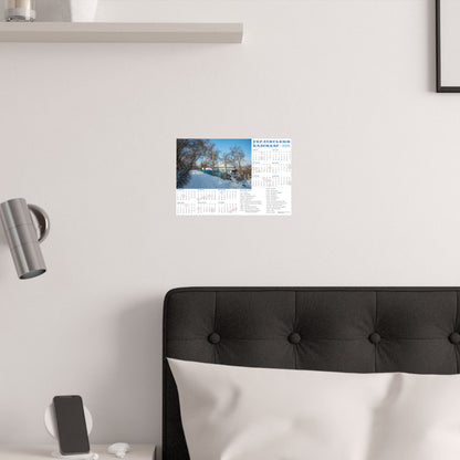 Winter Day in Chyhyryn | 2026 Ukrainian Calendar USA