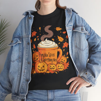 Pumpkin Spice Is Everything Tee — Autumn Coffee Halloween T-Shirt | Express Delivery available