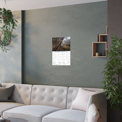 Autumn morning in Holosiivskyi Park in Kyiv | 2026 Ukrainian Calendar USA