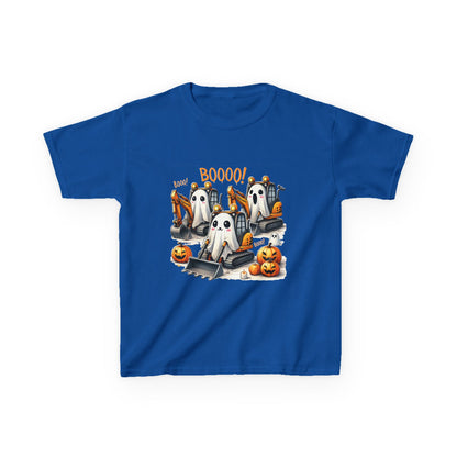 Excavators Boo Halloween Kids Heavy Cotton™ Tee | Fun & Spooky Tee for Little Excavator Fans