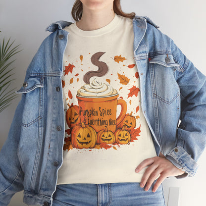 Pumpkin Spice Is Everything Tee — Autumn Coffee Halloween T-Shirt | Express Delivery available