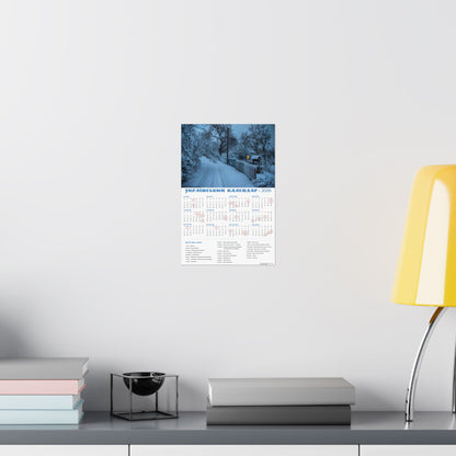 Moonlit Night Before Christmas | 2026 Ukrainian Calendar USA