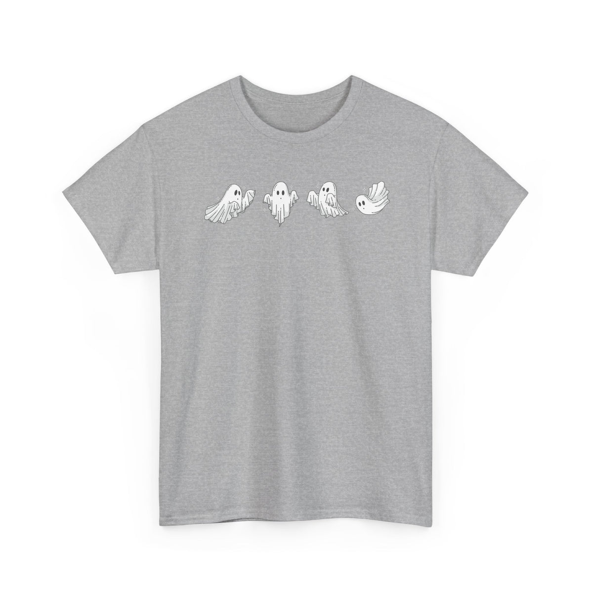 Ghost Sketch Tee — Minimal Cute Ghosts Shirt