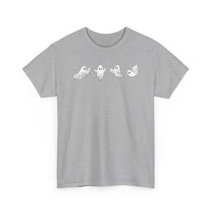 Ghost Sketch Tee — Minimal Cute Ghosts Shirt