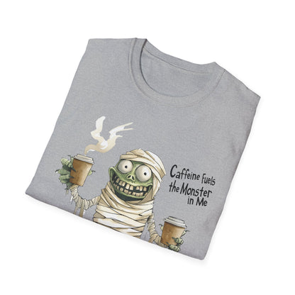 Caffeine Fuels the Monster in Me Unisex Softstyle T-Shirt