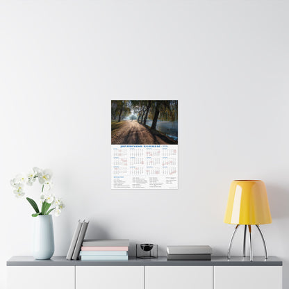 Autumn morning in Holosiivskyi Park in Kyiv | 2026 Ukrainian Calendar USA