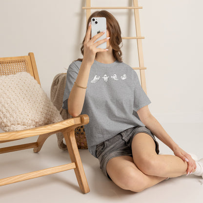 Ghost Sketch Tee — Minimal Cute Ghosts Shirt