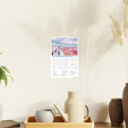 Salt lake "Pink" on the Arabat Spit | 2026 Ukrainian Calendar CANADA