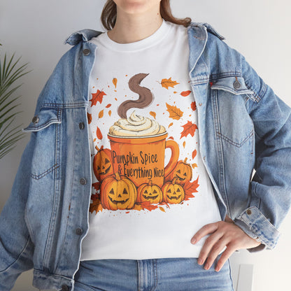 Pumpkin Spice Is Everything Tee — Autumn Coffee Halloween T-Shirt | Express Delivery available