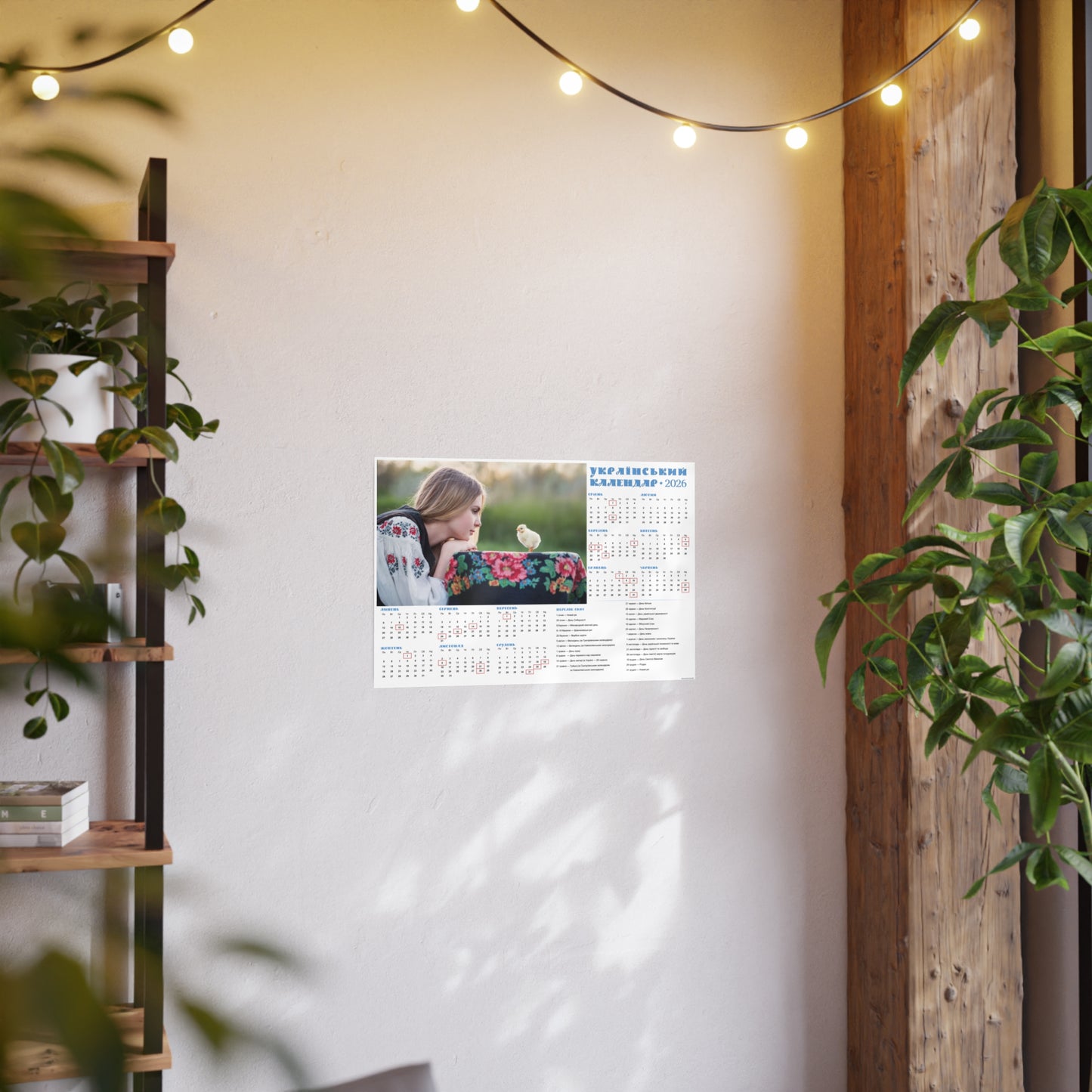 Two little chicks | 2026 Ukrainian Calendar CANADA