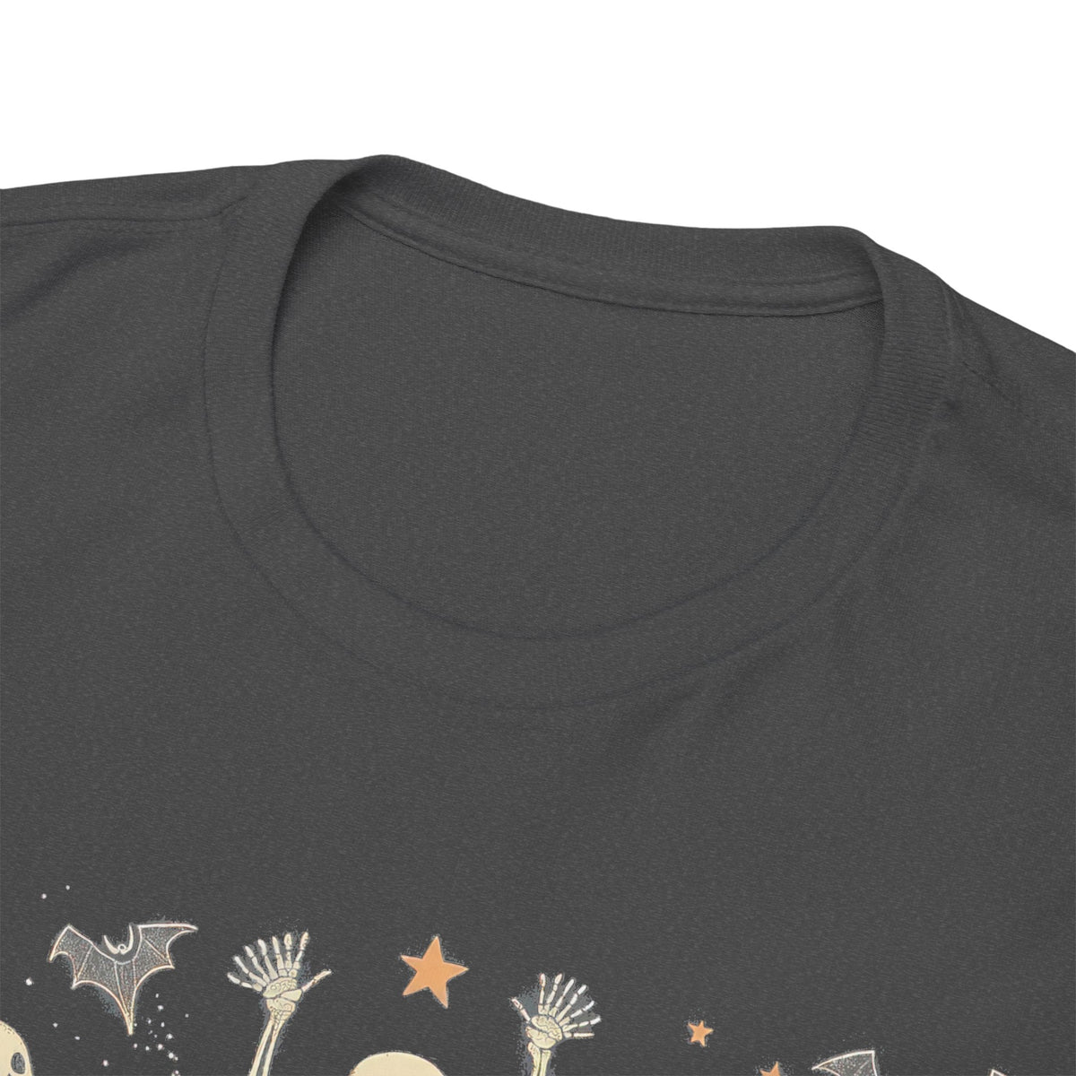 Dancing Skeletons Halloween Unisex Heavy Cotton Tee | Playful Fall Apparel | Express Delivery available