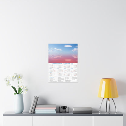 Salt lake "Pink" on the Arabat Spit | 2026 Ukrainian Calendar USA