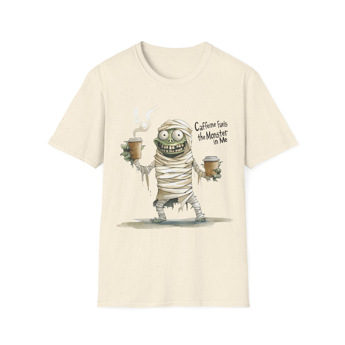 Caffeine Fuels the Monster in Me Unisex Softstyle T-Shirt