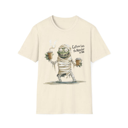 Caffeine Fuels the Monster in Me Unisex Softstyle T-Shirt