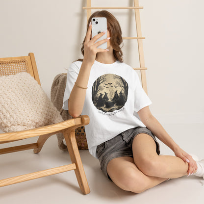 Girls Will Be Girls Halloween Unisex Heavy Cotton Tee | Witches' Night Celebration | Express Delivery Available