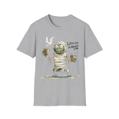 Caffeine Fuels the Monster in Me Unisex Softstyle T-Shirt