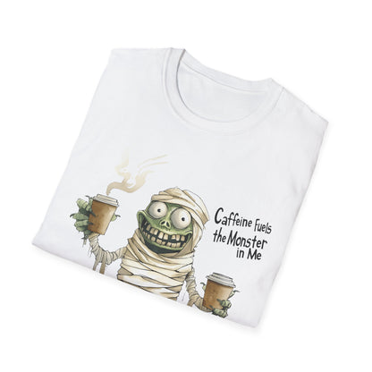 Caffeine Fuels the Monster in Me Unisex Softstyle T-Shirt