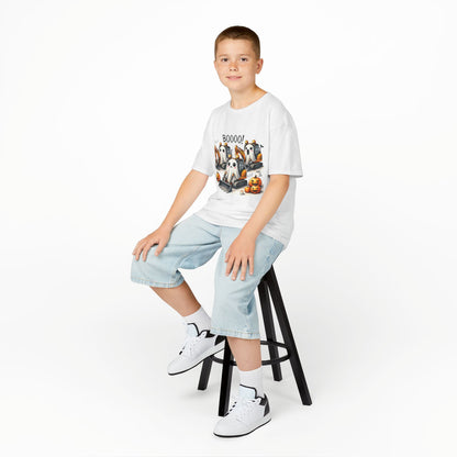 Excavators Boo Halloween Kids Heavy Cotton™ Tee | Fun & Spooky Tee for Little Excavator Fans