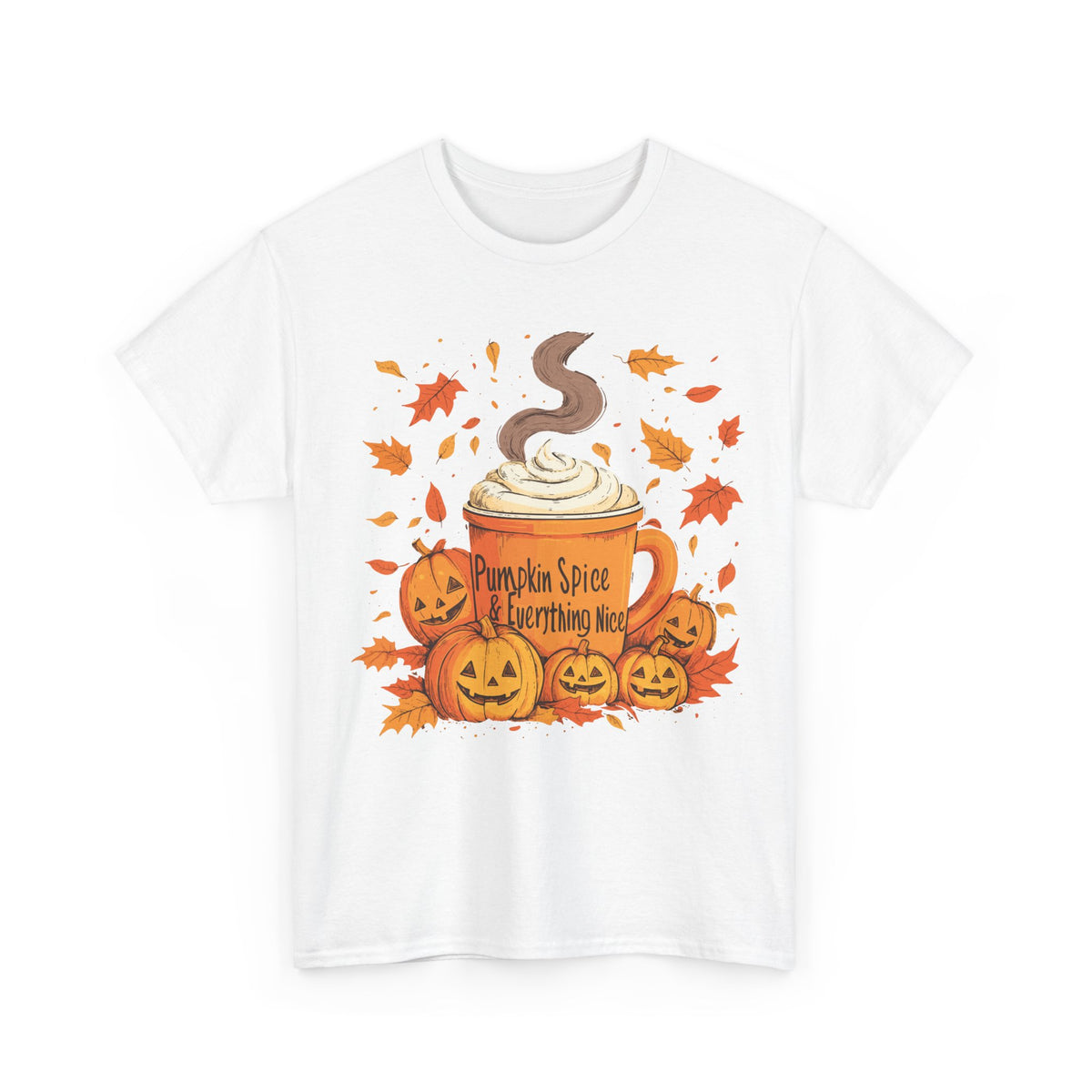 Pumpkin Spice Is Everything Tee — Autumn Coffee Halloween T-Shirt | Express Delivery available