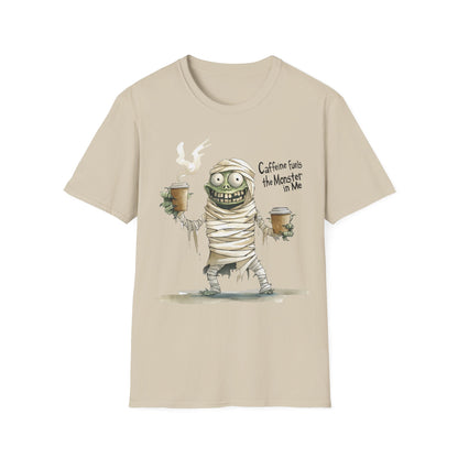 Caffeine Fuels the Monster in Me Unisex Softstyle T-Shirt