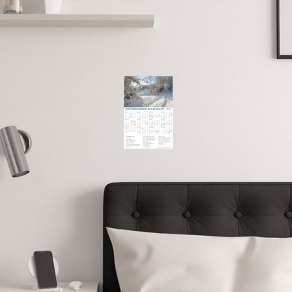 Winter Day in Chyhyryn | 2026 Ukrainian Calendar USA