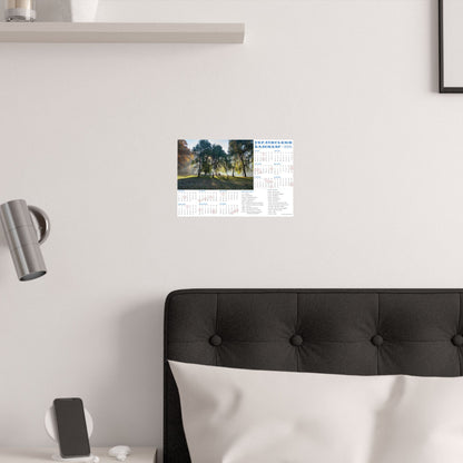 Autumn morning in Holosiivskyi Park in Kyiv | 2026 Ukrainian Calendar USA