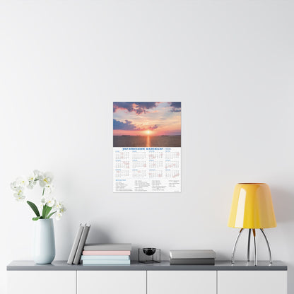 Sunset on the Dnipro | 2026 Ukrainian Calendar USA
