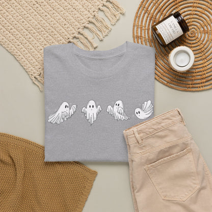 Ghost Sketch Tee — Minimal Cute Ghosts Shirt