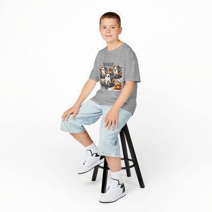 Excavators Boo Halloween Kids Heavy Cotton™ Tee | Fun & Spooky Tee for Little Excavator Fans