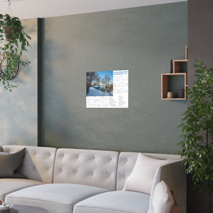 Winter Day in Chyhyryn | 2026 Ukrainian Calendar USA