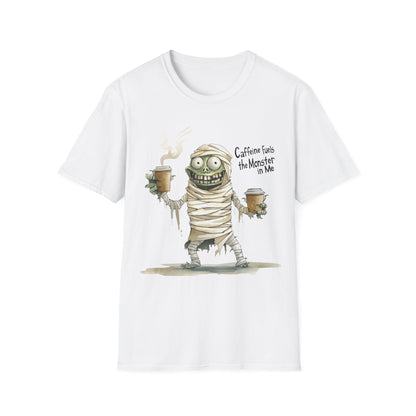 Caffeine Fuels the Monster in Me Unisex Softstyle T-Shirt
