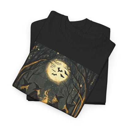 Girls Will Be Girls Unisex Heavy Cotton Tee | Witches' Circle Halloween | Express Delivery Available