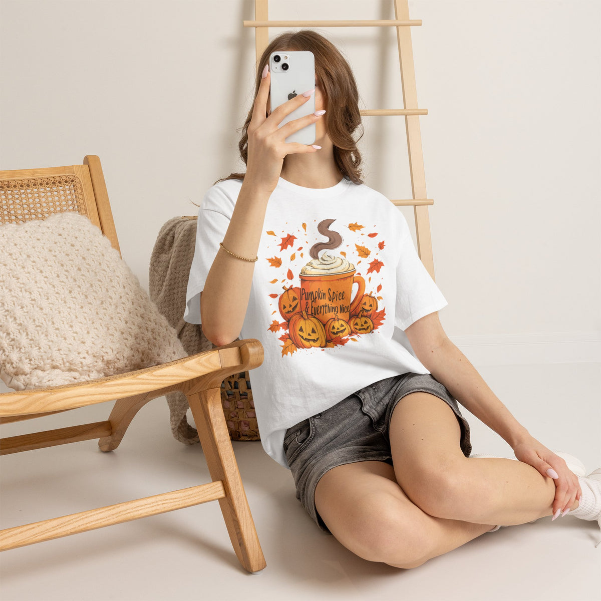 Pumpkin Spice Is Everything Tee — Autumn Coffee Halloween T-Shirt | Express Delivery available