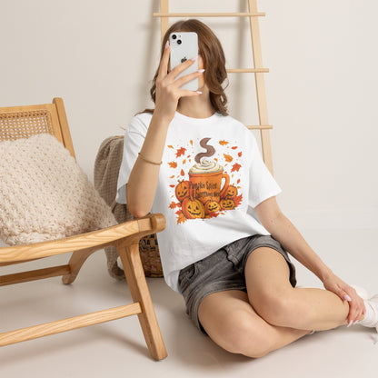 Pumpkin Spice Is Everything Tee — Autumn Coffee Halloween T-Shirt | Express Delivery available
