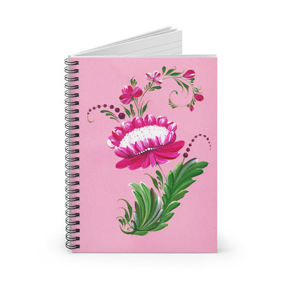 Elegant Pink Floral Notebook – Perfect for Writing, Journaling & Creativity