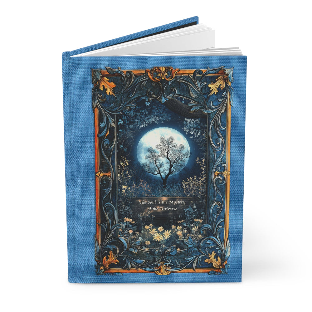 Hardcover writing journal with lined pages for poetry, notes, and thoughts