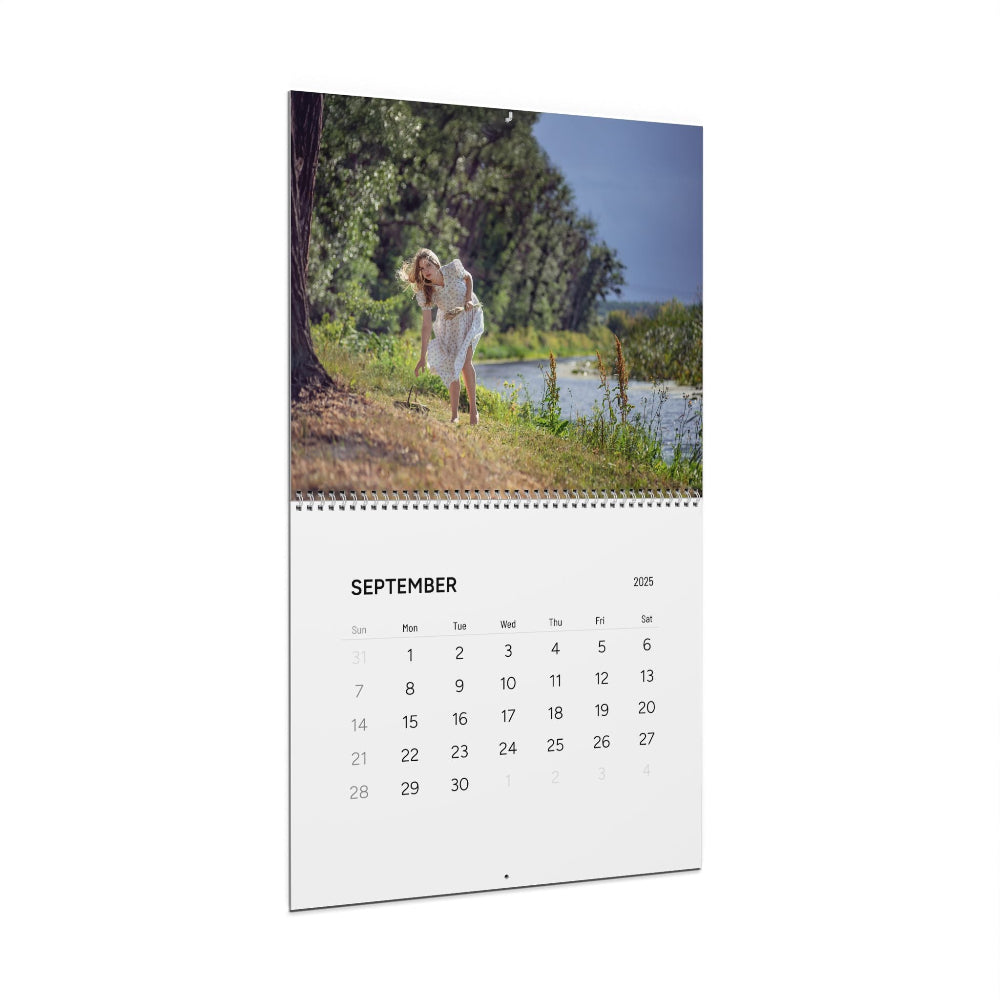 Monthly wall calendar, happy times, sentimental keepsake