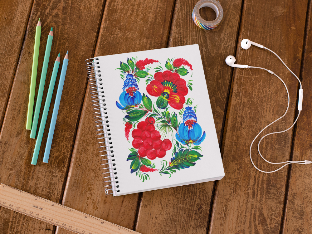 spiral notebook for prose poetry