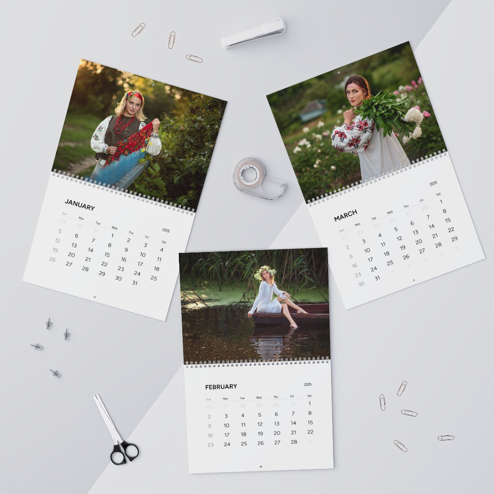 gifts for culture lovers, ukrainian gifts, women calendars